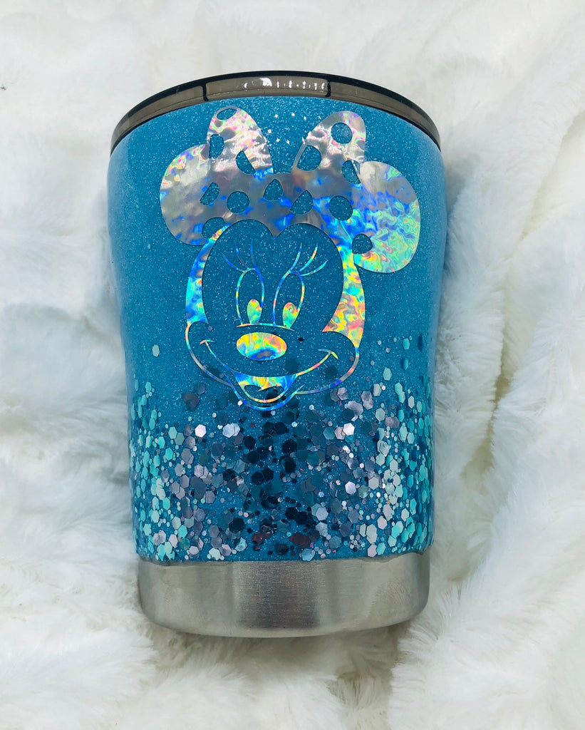 Minnie Mouse Cup, Minnie Mouse, Tumbler, Glitter Cup, Minnie