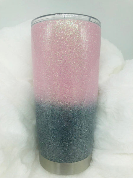 Glitter Cup, Glitter, Tumbler, Glitter Tumbler, Pink Glitter, Pink Glitter Cup, Ombre, Personalized Cup, Gift, Wedding, Cup, Coffee Cup, Cup