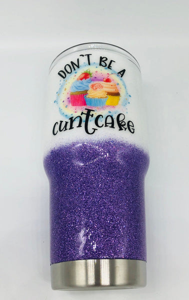 Glitter Cup, Glitter, Tumbler, Glitter Tumbler, Cupcake Cup, Personalized Cup, Ombre, Purple Tumbler, Adult Cup, Adult, Cuntcake, Yeti