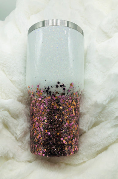Glitter Cup, Glitter Tumbler, Glitter, Tumbler, Flower, Glitter Flower Cup, Blessed, Mom Cup, Coffee Cup, Mug, Gift, Ombre, Ombre Cup, Cup