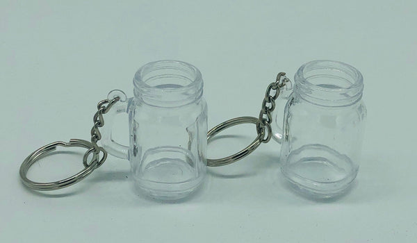 Mini Mason Jar Keychain