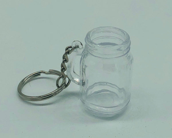 Mini Mason Jar Keychain