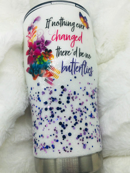 Butterfly  Dots Tumbler